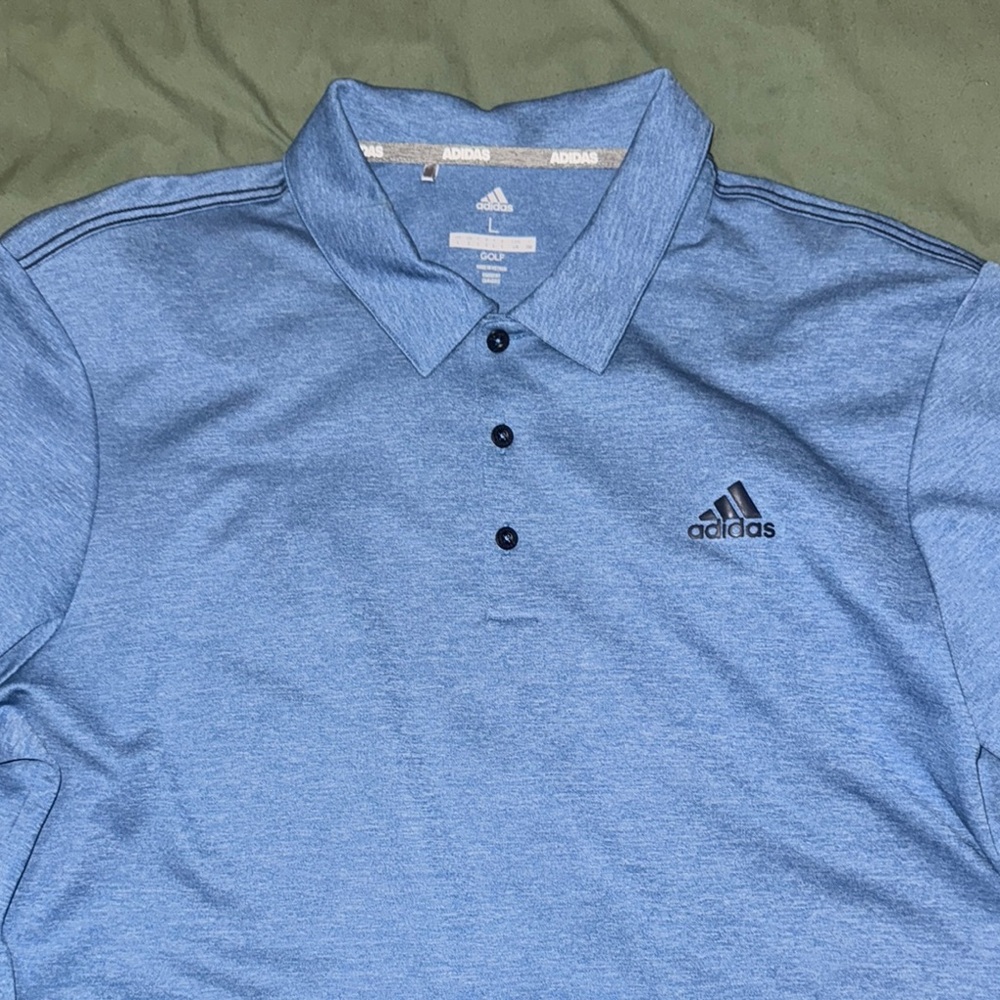 Adidas Men's Blue Polo Shirt